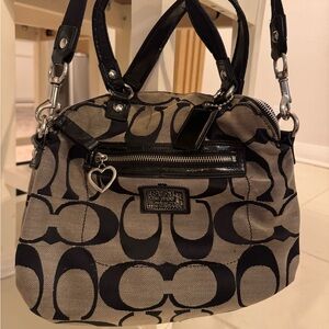 Used Coach over the shoulder purse